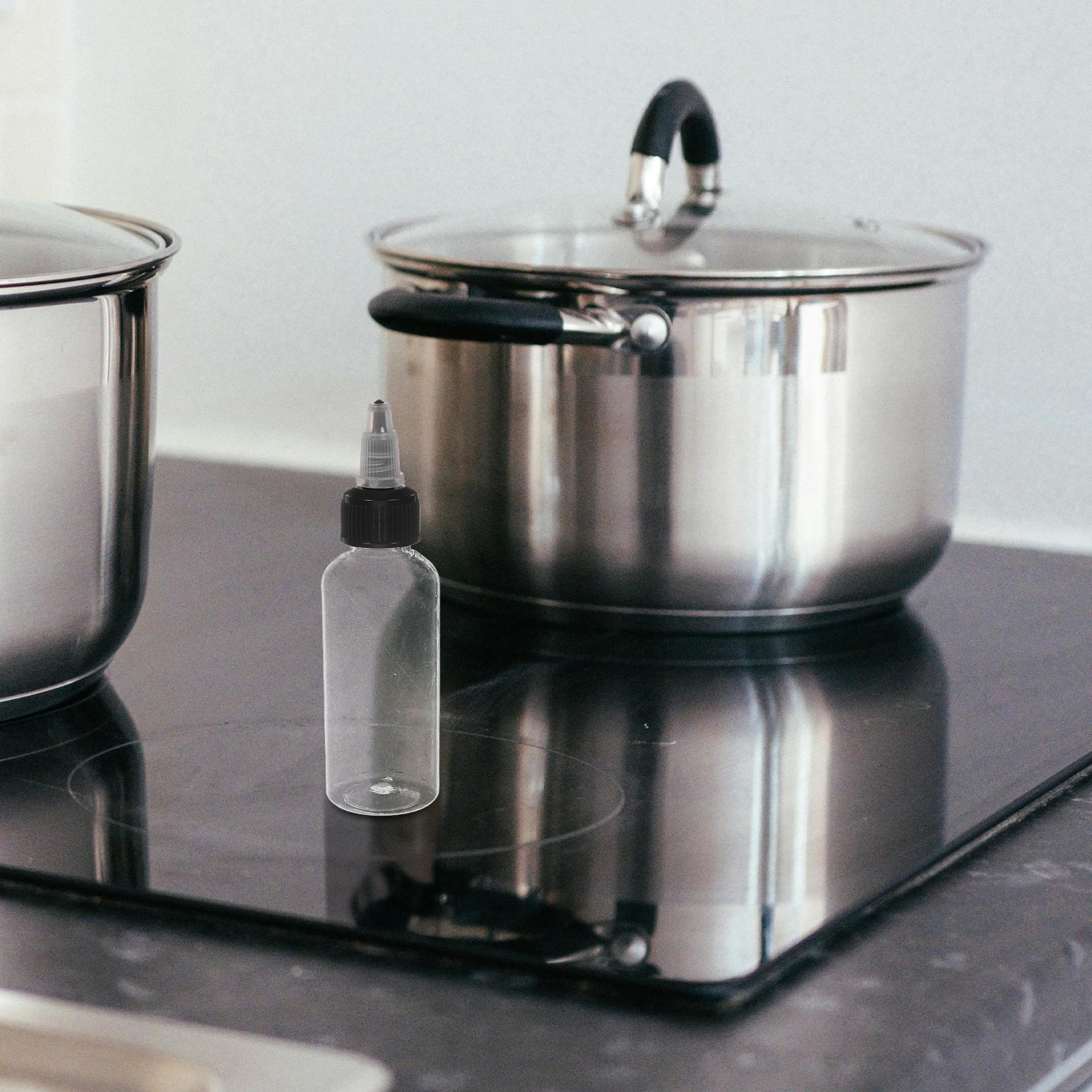 

15Pcs Precision Tip Applicator Bottles Clear Plastic Squeeze Bottles for Paint Gel Ink Nail Art DIY Craft Detailing