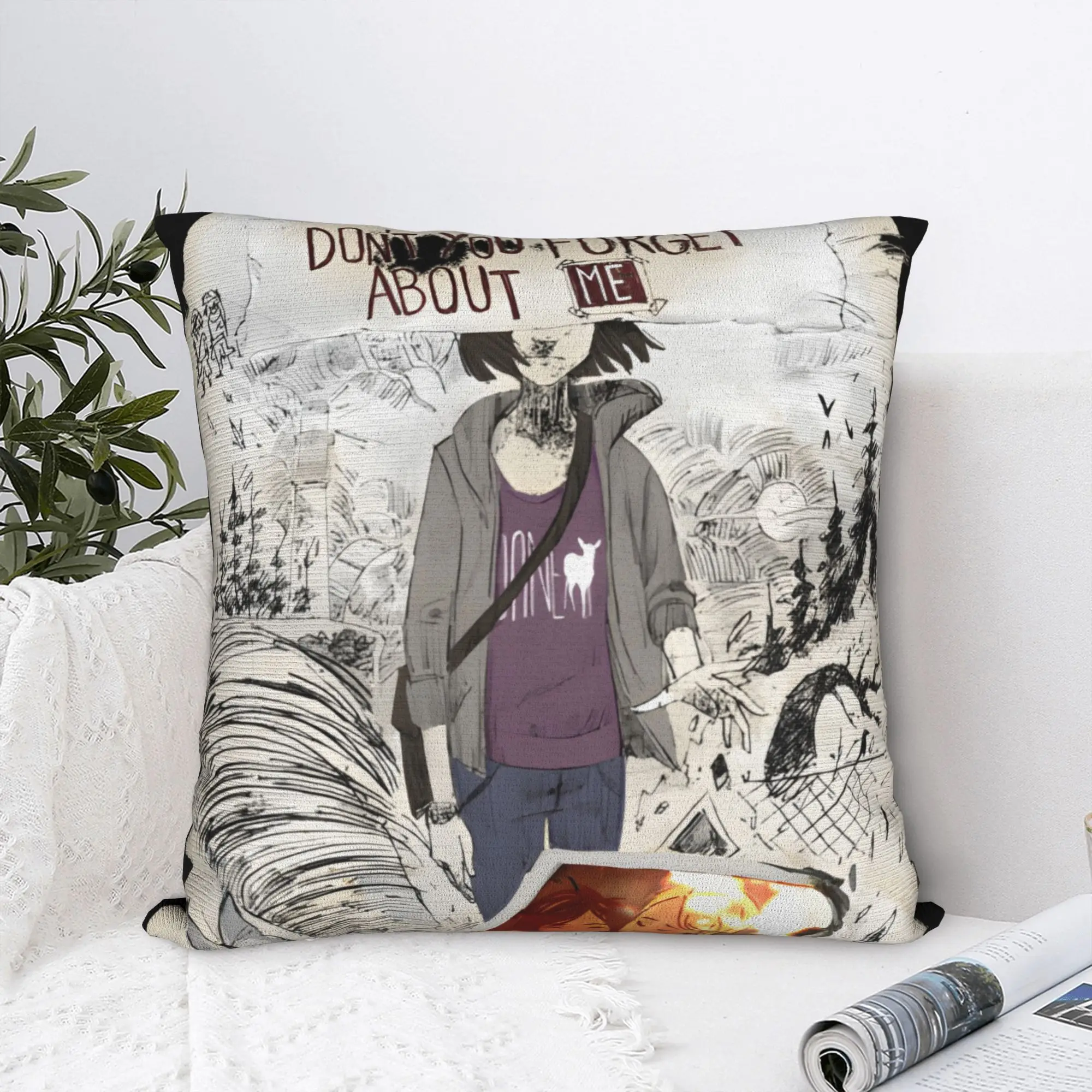 Life is stranges   Pillow Cover  Novelty Pillow Case For Sofa Car Home Decor Graphic Cushion Cover Gift