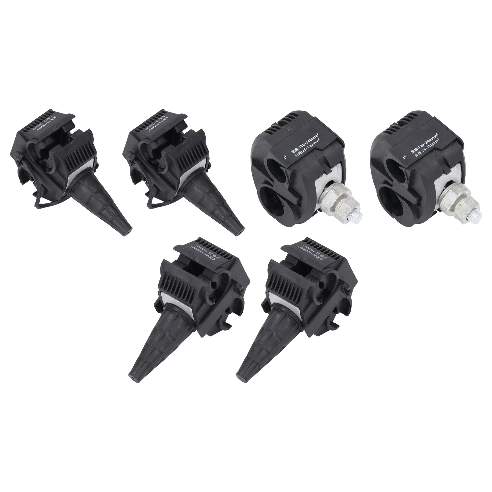 2Pcs 1KV Insulation Piercing Connector Multi Cable Connector Non Peeling High Low Voltage Grounded Insulated Cable Connector