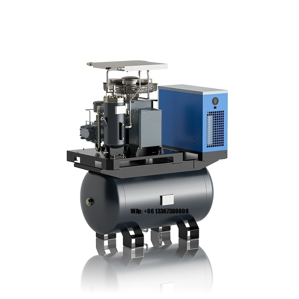

Super Efficient 10~20HP Screw air Compressor Industrial Compressor Permanent Magnet Air Dryer Filters air Tankis Optional