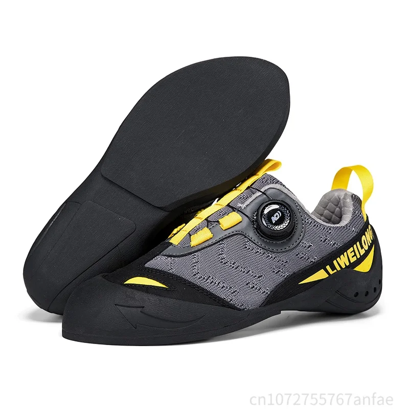 

Professional Kids Rock-climbing Sport Training Shoes Quick Lacing Boy Girl Beginner Practice Bouldering Sneakers