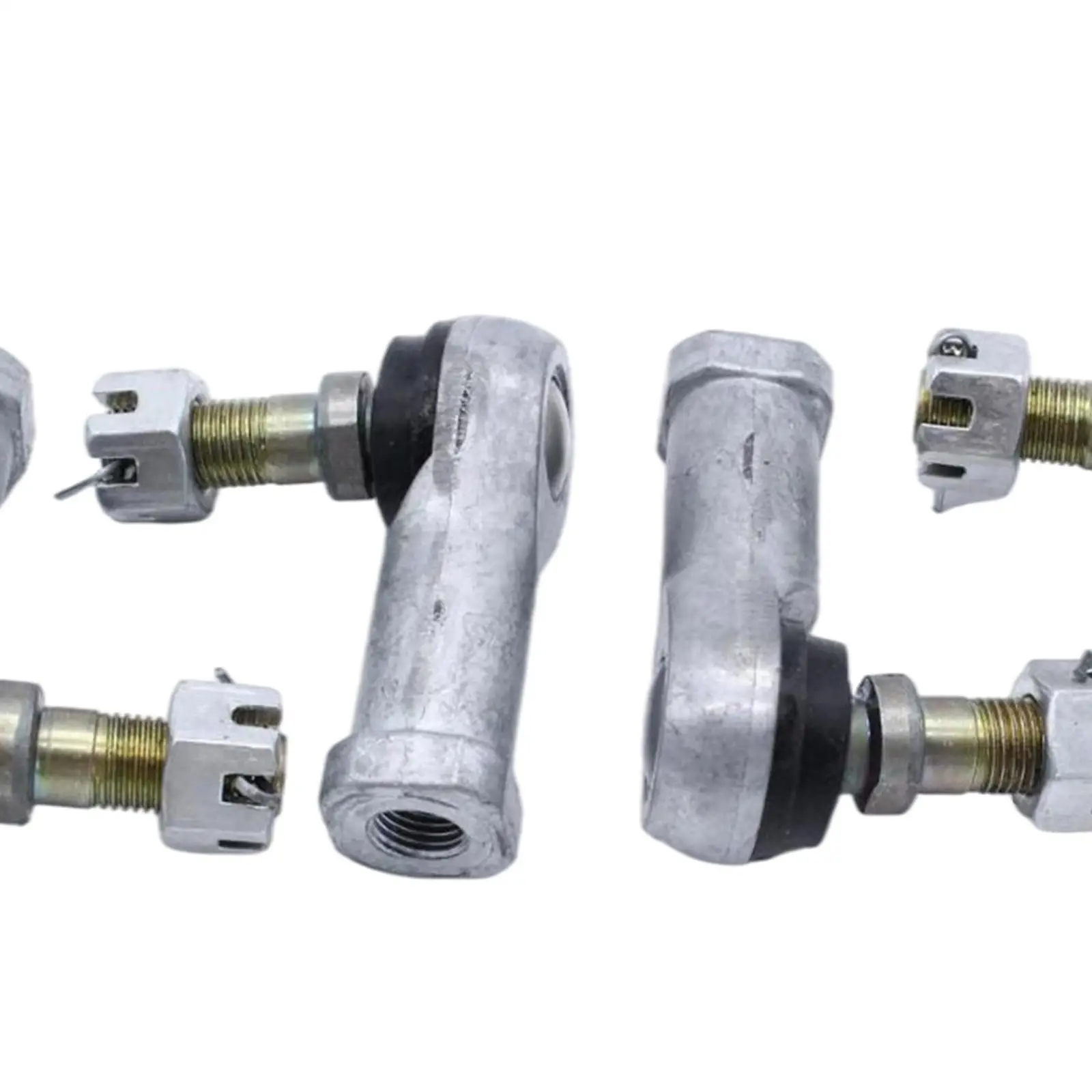 

Quality Iron Tie Rod End Set 2 Pair Vehicle Steering Accessories for Honda TRX300 1988 1996 ATV Motorbike