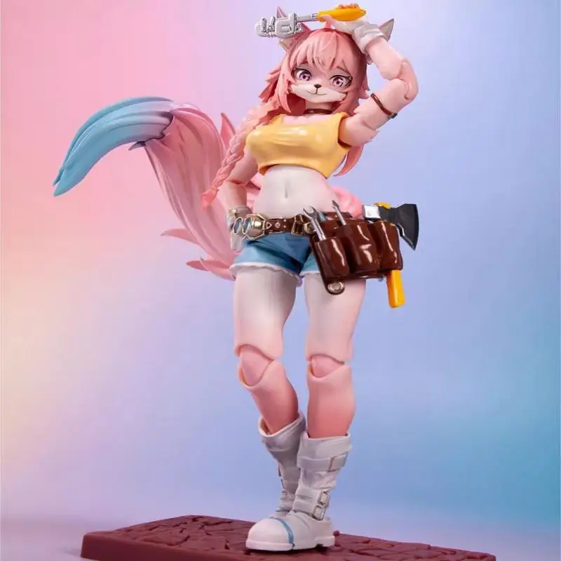 Hot  Selling Spot Ladotoys Magical  Continent Candy Land  Leah 1/12 Pink Fox Girl Can  Make A Soldier'S Birthday Gift By Hand