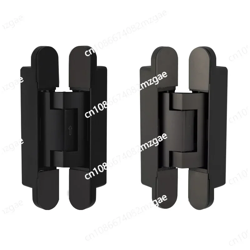 New Type of Invisible Door Hydraulic Buffer, Self Closing Door, Wooden Door Damping, Concealed Outward Opening Cross Hinge