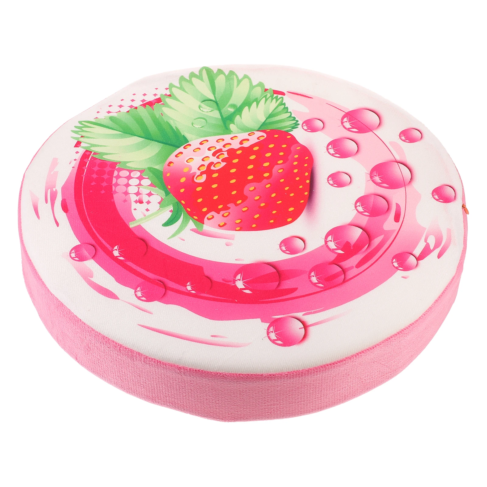 

33 Cm Round Strawberry Seat Cushion Cushions Decorative Orange Throw Pillows for Couch