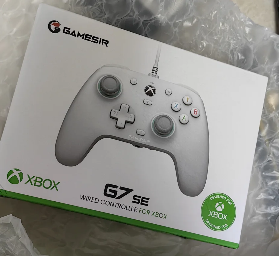 مع ملحق ألعاب Hall Effect Sticks G7 SE وحدة تحكم الألعاب السلكية لسلسلة Xbox X/S وXbox One