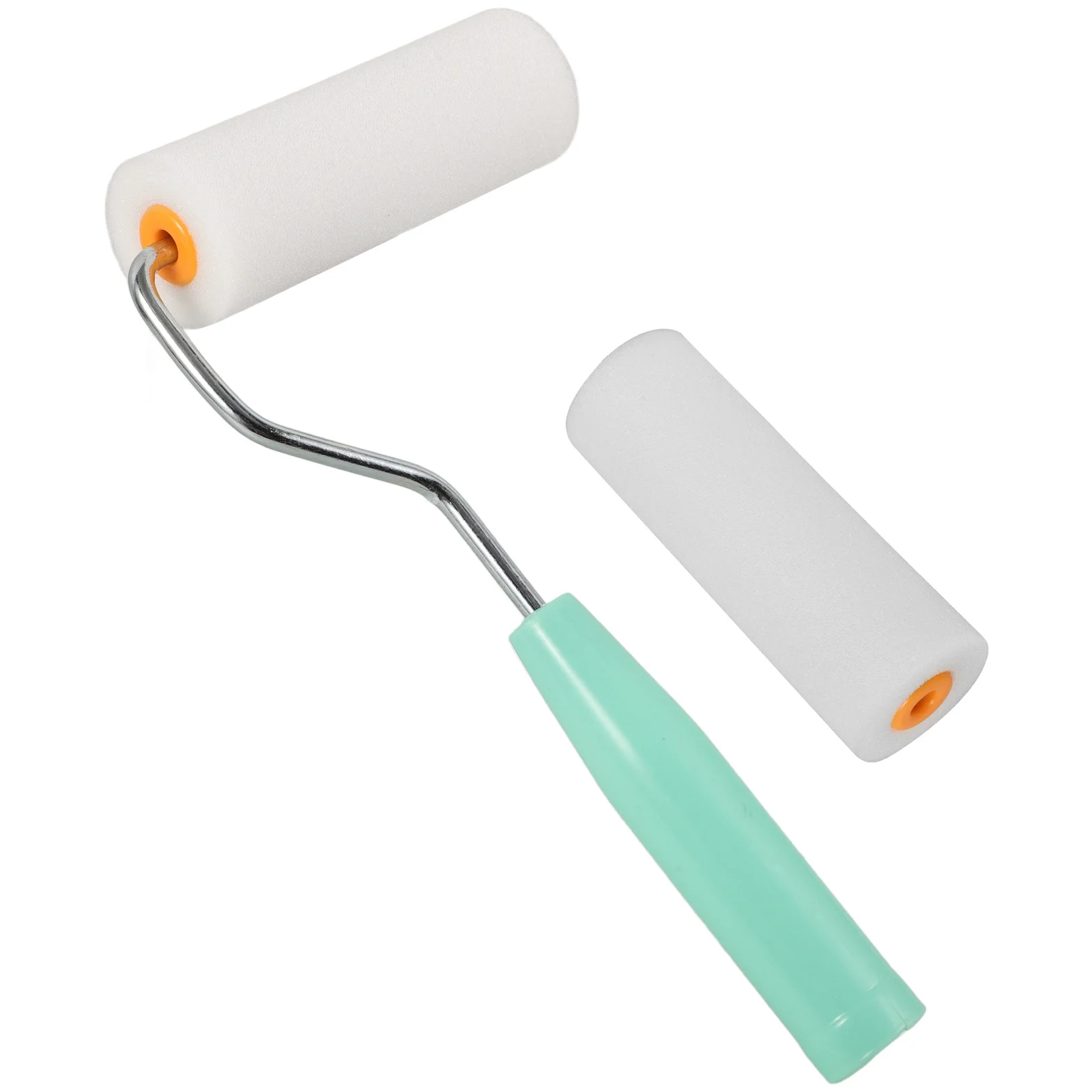 1 セットスポンジローラーブラシ小さなペイントローラー壁天井ドアフレーム窓枠簡単使用ホーム DIY 塗装オイルラテックス