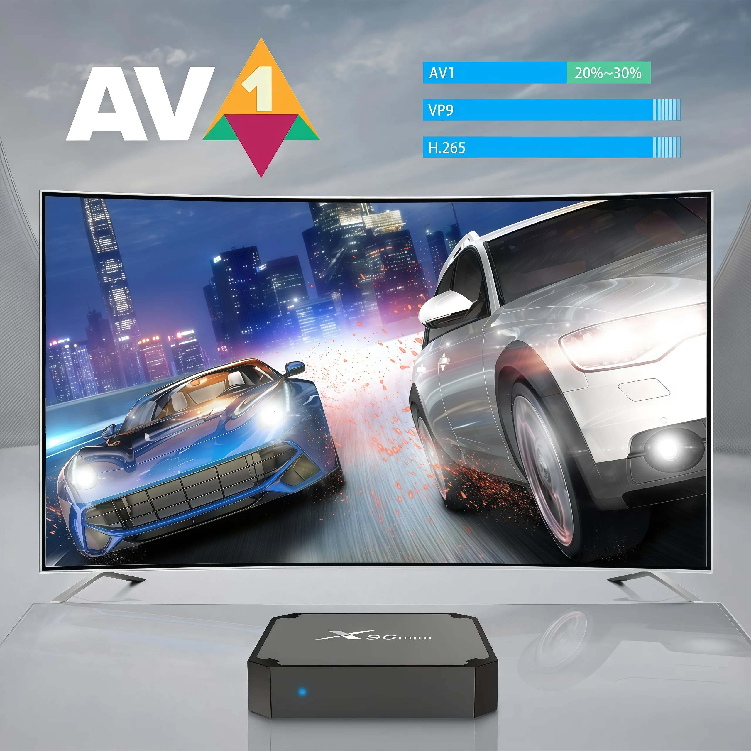 X96mini Android 11 TV Box Amlogic S905W2 Quad Core 2GB 16GB AV1 4K HDR10+ Dual WiFi 2.4G/5G Smart Media Player IPTV Set Top Box