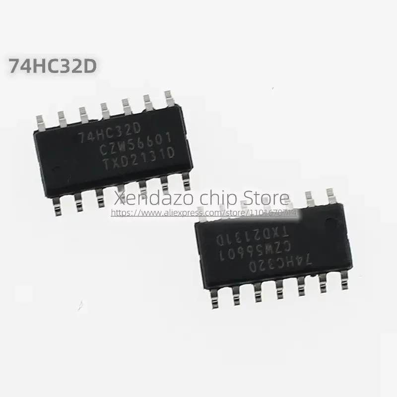 10pcs/lot 74HC32D 74HC32 SOP-14 package Four two input or gate logic chip
