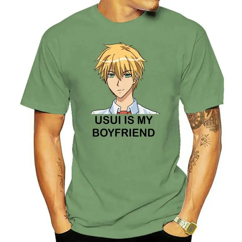 Kaichou Wa Maid Sama - Usui Is My Boyfriend T Shirt 6Xl Cotton Big Size Kaichou Wa Maid Sama Anime Manga Japan Usui Tanuki