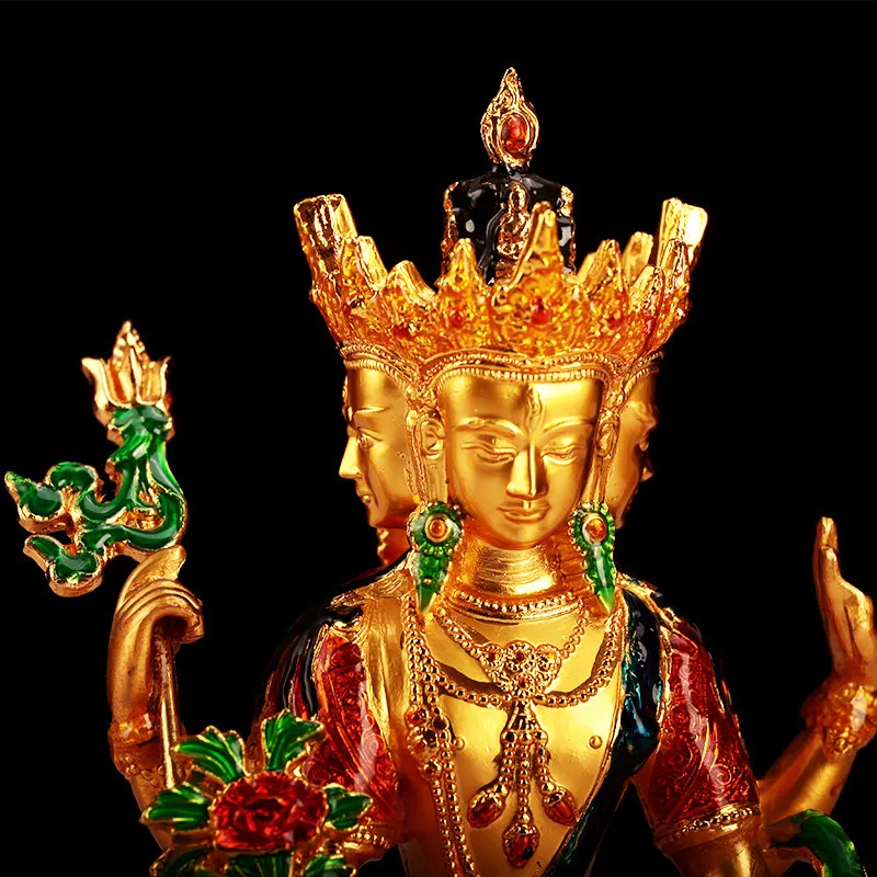 Tibetan Buddhist handicrafts ornaments Amoghapasha Lokeshvara tantric Buddha statues auspicious decorations