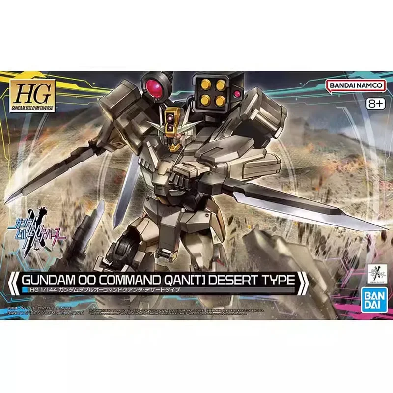 

Оригинальная аниме-модель Bandai GUNDAM 00 COMMAND QAN(T) DESERT TYPE, экшн-фигурка в сборе, модель игрушки, коллекционные подарки для детей