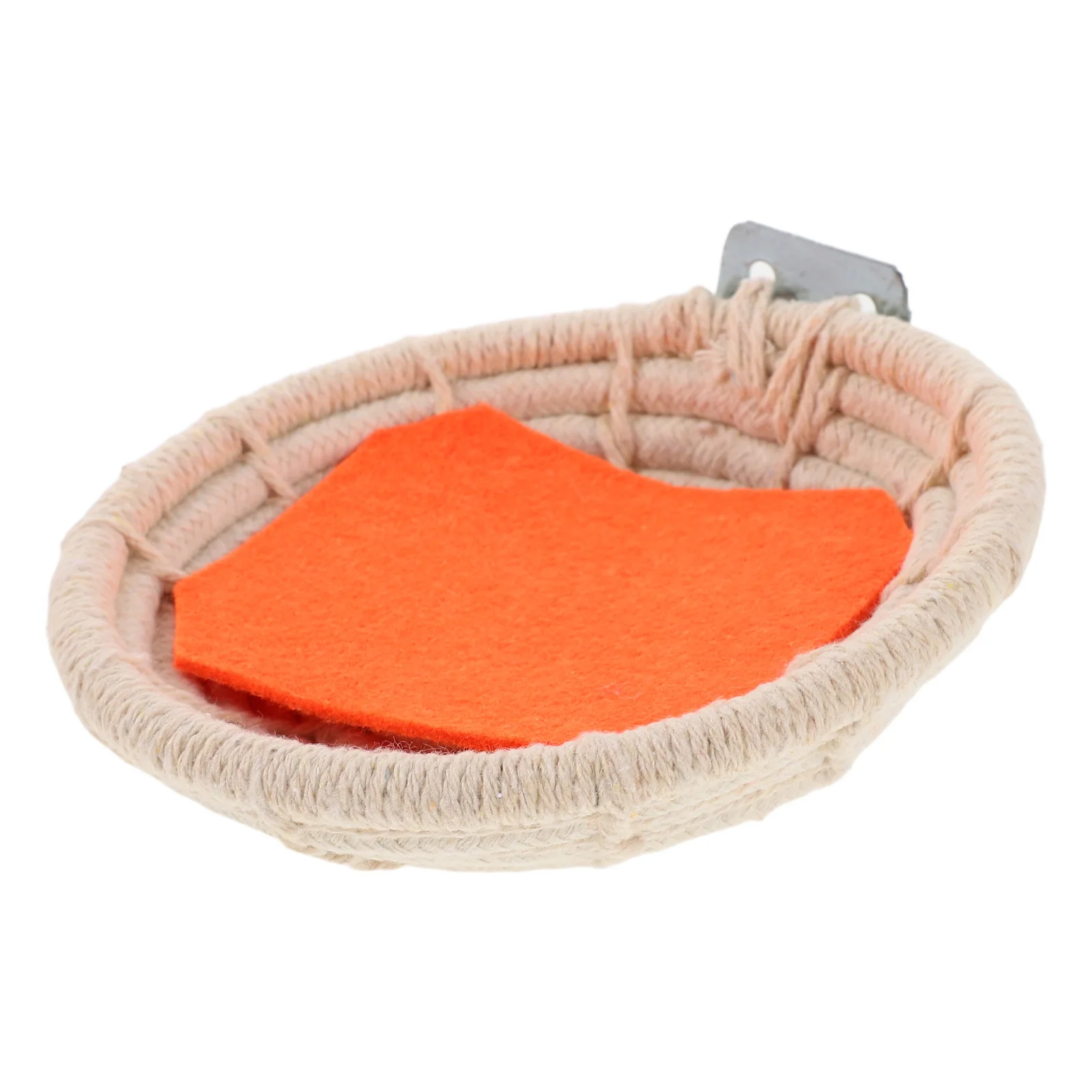 

Handwoven Cotton Rope Bird Nest Cozy Hanging Breeding Bed for Small Birds Canaries Finches Cockatiels Cage Nest