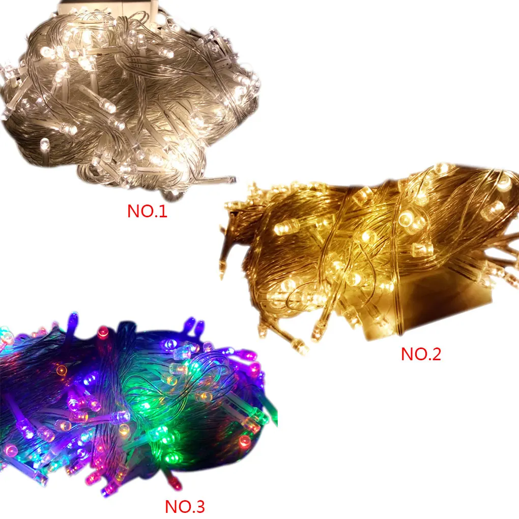 Yellow Easy To Install LED Garland String Light For Party Decor Versatile Decoration Waterproof