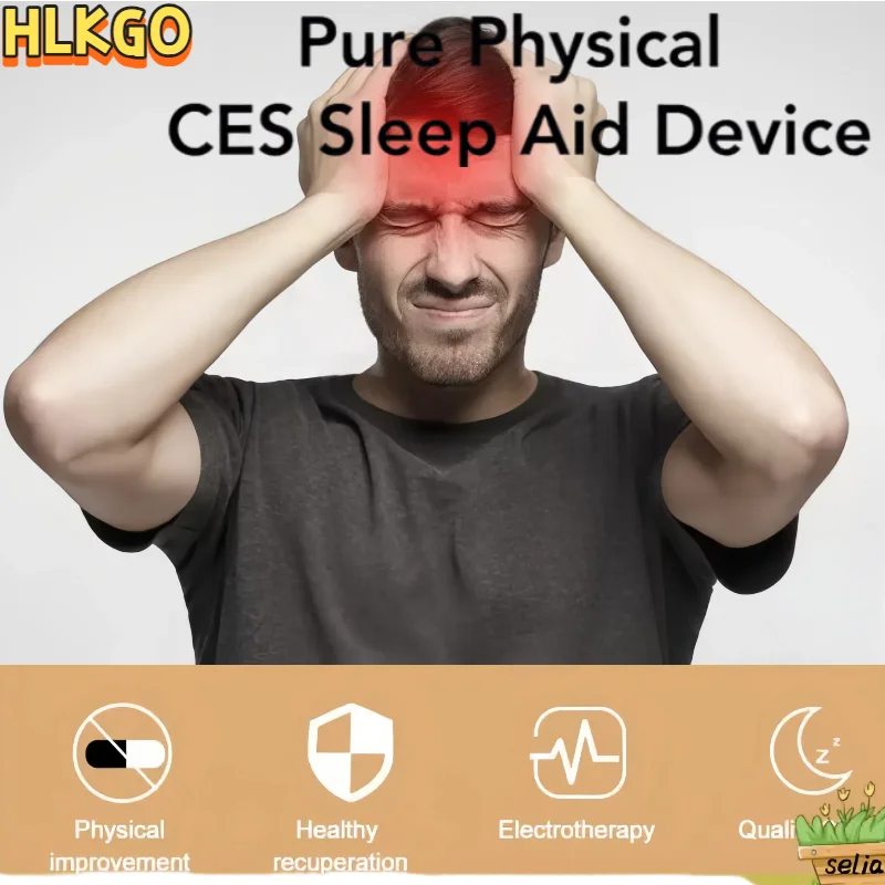 

Portable CES Sleep Aid Device Home Use Transcranial Microcurrent Stimulation for Insomnia Anxiety Relief and Deep Sleep