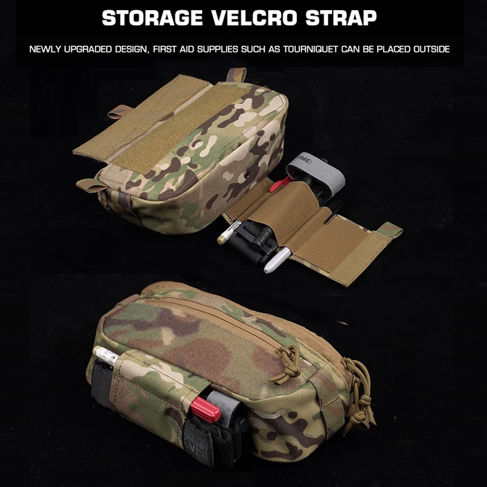 Tactical Chest Rig Drop Dump Pouch FCPC V5 CR Vest  Plate Carrier Storage Bag Shoulder Pack Dual-Purpose Hunting Airsoft Gear