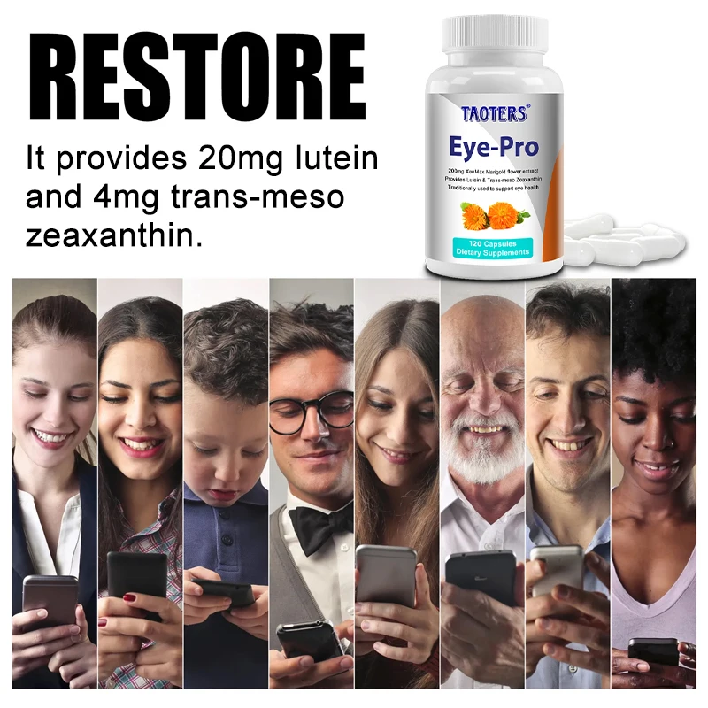 Cápsulas de luteína: alivia la fatiga ocular, mejoran el edema ocular y mejoran la salud de la visión