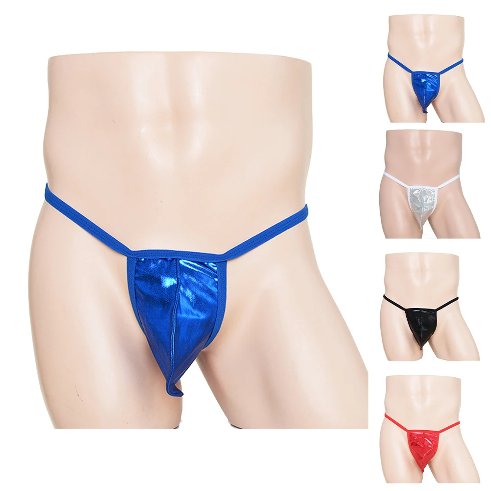 

Men's Solid Color Breathable Femboy Lingerie Pouch Underwear Low Rise Briefs Erotic Underpants Male Sexy Panties G-String Thong