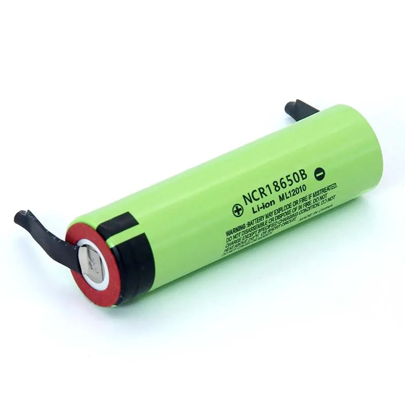 new 100% Original NCR18650B 3.7 v 3400mah 18650 Lithium Rechargeable Battery Welding Nickel Sheet batteries