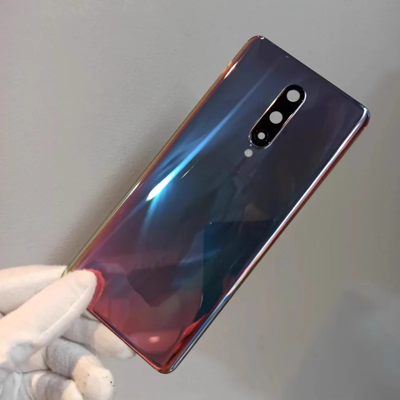Obudowa Oneplus8 do Oneplus 8 One Plus 6,55 "szklana tylna pokrywa baterii naprawa wymień tylną obudowę telefonu drzwi + obiektyw aparatu — zdjęcie produktu 6