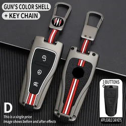 3 Bottons Metal Car Key Cover Fob Case Shell for MG MG6 for Roewe 550 2011 2012 2013 2014 2015