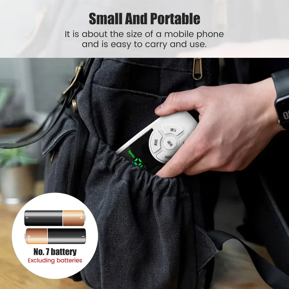 Tens-herramientas de masaje de relajación Digital para fisioterapia meridiana, acupuntura, Estimulador muscular eléctrico de pulso EMS, masajeador corporal para espalda y cuello