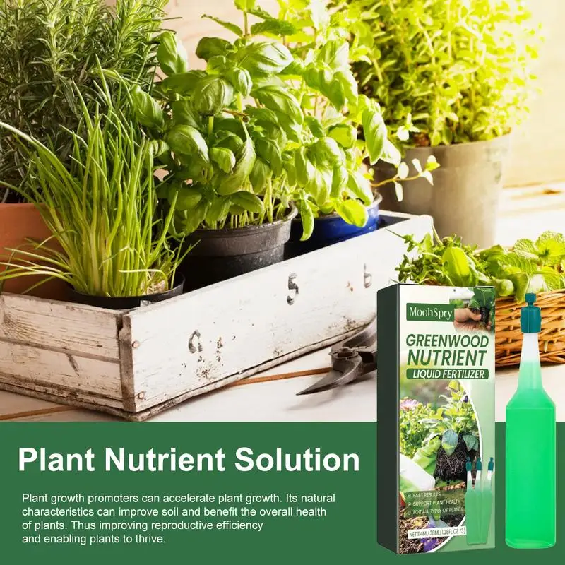 

Plant Nutrition Liquid Flowers Fruits Vegetables Fertilizer Fast Glowing Indoor Garden Safe Concentrated Propagation Root