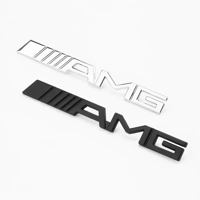 1pcs Front Grill Emblem Badge Decals For Mercedes Benz AMG Logo W204 W205 W210 W211 W212 W213 W167 W176 W463 GLC C63 G63 E63