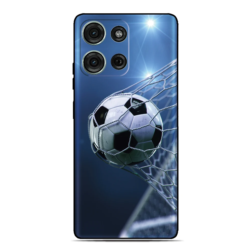 Football Soccer Phone Case For Motorola Moto G87 G47 G37 G56 G86 G84 G54 G24 G06 G15 Power G04s G8 Lite One Vision Macro Cover view 2