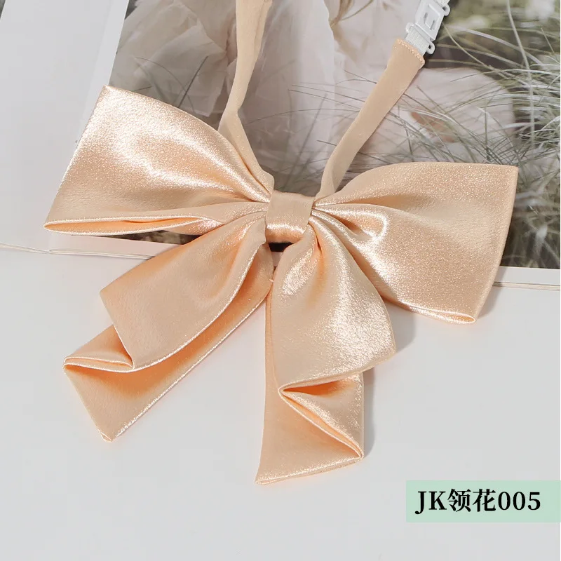 Solid Color Bow Tie College Style School Uniform Accessories Personalized and Fashionable Bow Tie Daily Casual Cute Bow Tie image 6