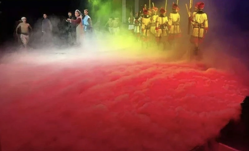 Professional 3500W Dry Ice Smoke / Fog Machine For Wedding Party Events Stage