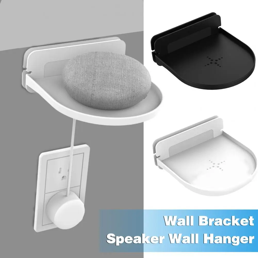 

Speaker Bracket Wall Mount Holder Wall Mount Sound Box Hanger Sturdy Bracket for Mini Speaker Easy Installation for Strong