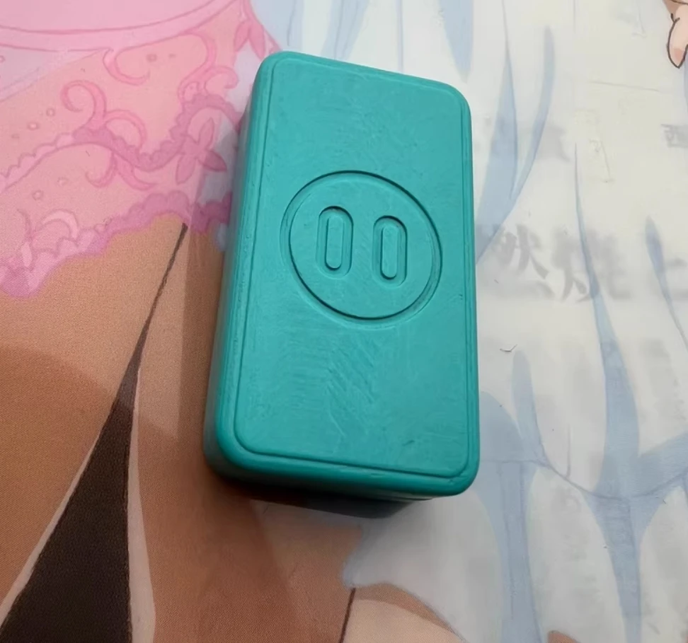 중고 EDC YEDC 퓨어 블루 카본 쿼츠 돼지코 피젯 슬라이더 감압 장난감