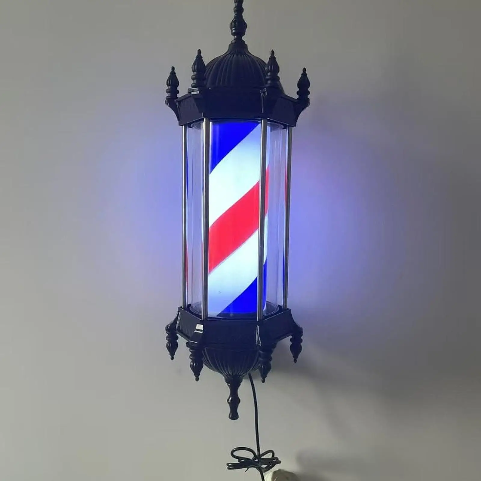 Barber Pole LED Light Hair Salon Barber Shop Open Sign for Salon Barber Shop