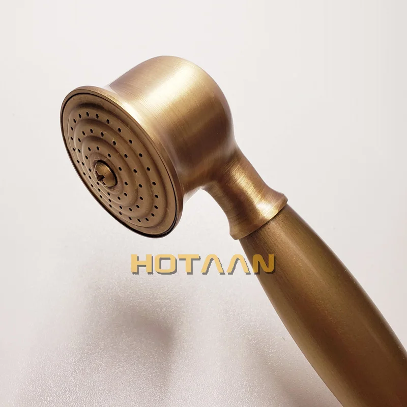 Retail & wholesale solid copper antique brass  handheld shower luxury batnroom Hand Shower Head YT-5175