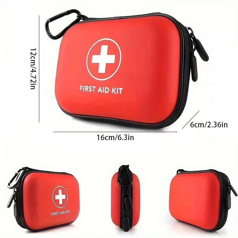 First Aid Kit, Mini Small Compact Travel Size, Waterproof Perfect for Outdoor, Home, Office, Camping, Hiking, Car