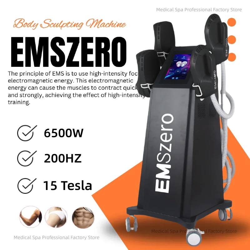 

2025 EMSzero RF EMS Body Sculpt Machine 15 Electromagnetic Sculpting Slimming Fat Stimulation Muscle Stimulation Pelvic Body