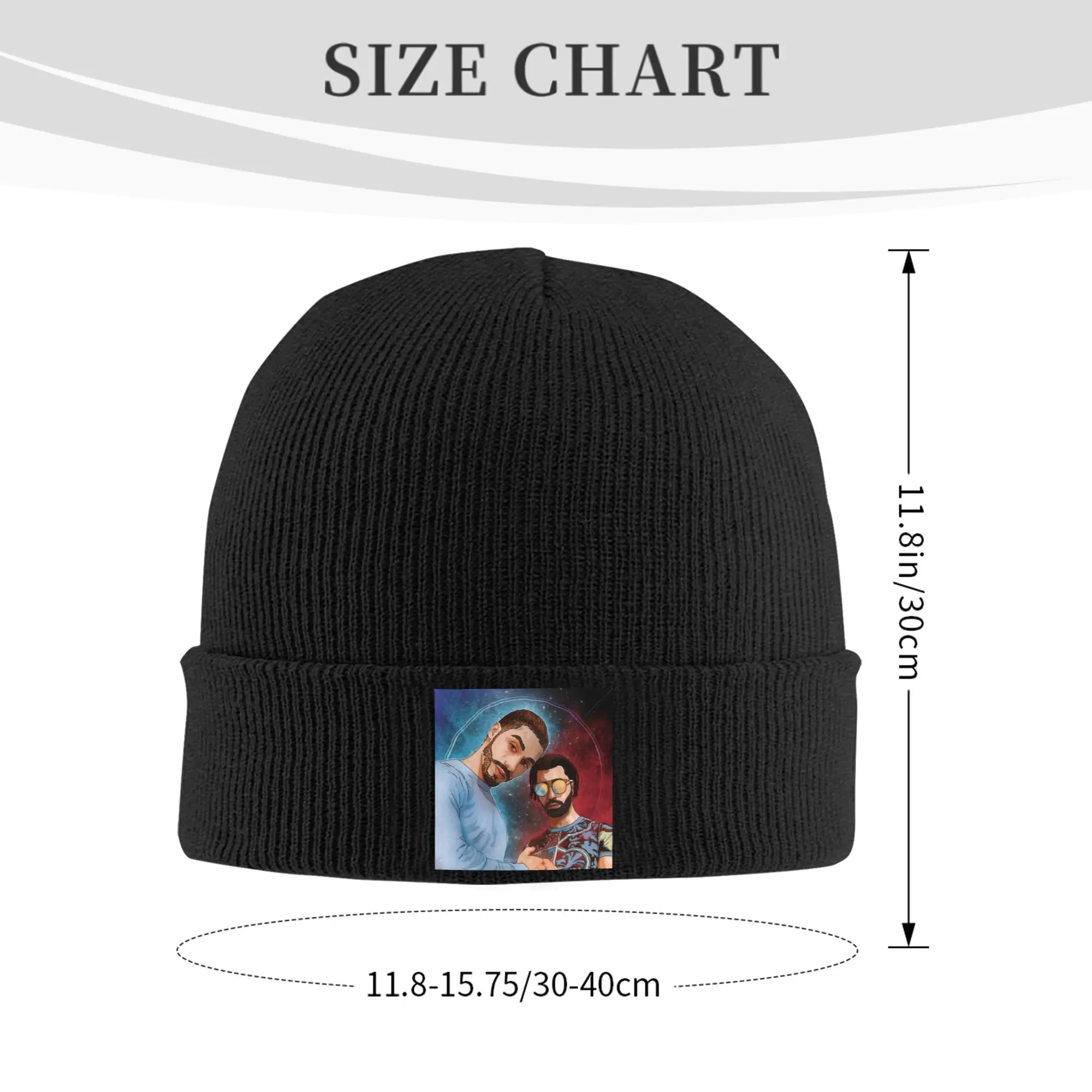 PNL QLF Rapper Singer Beanie Cap Winter Warm Bonnet Femme Knitted Hat Fashion Outdoor French Rap Band Skullies Beanies Cap