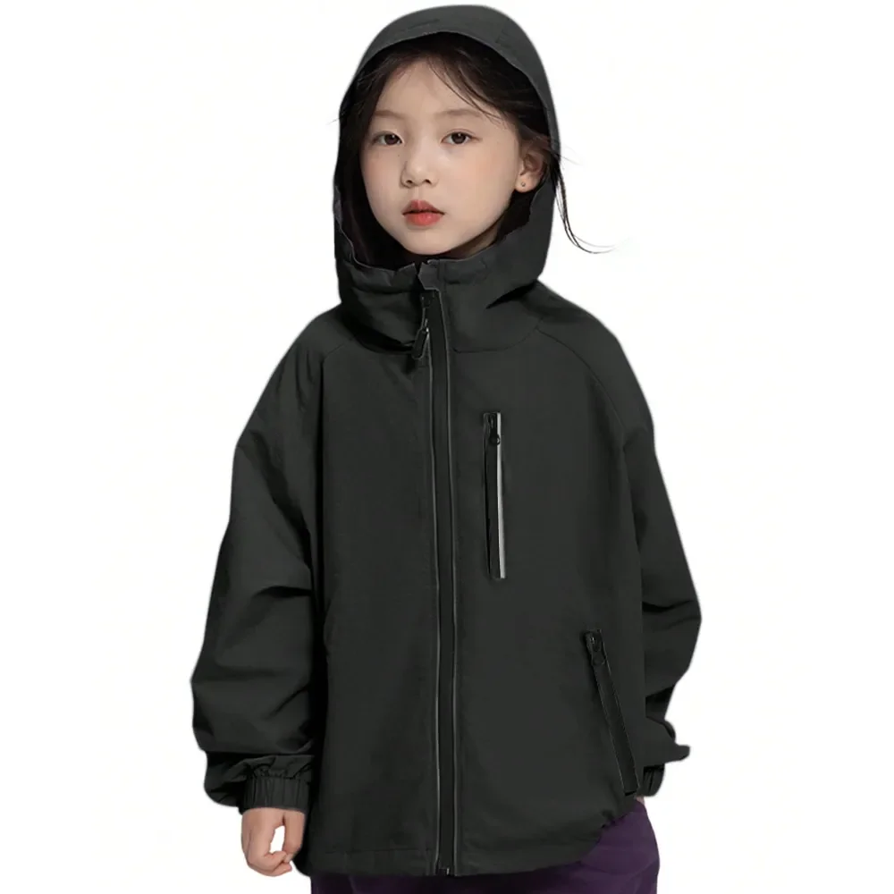 

Girls Cloth Rain Jackets Waterproof Lightweight Raincoats For Kids Outdoor Rain Jacket