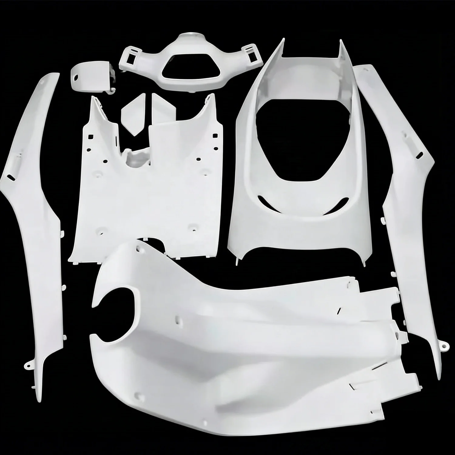 Motorcycle Accessories PP Plastic for AF DIO 17, 18, 25 Original Exterior Shell, Full Car Interior Shell, Inner Panel