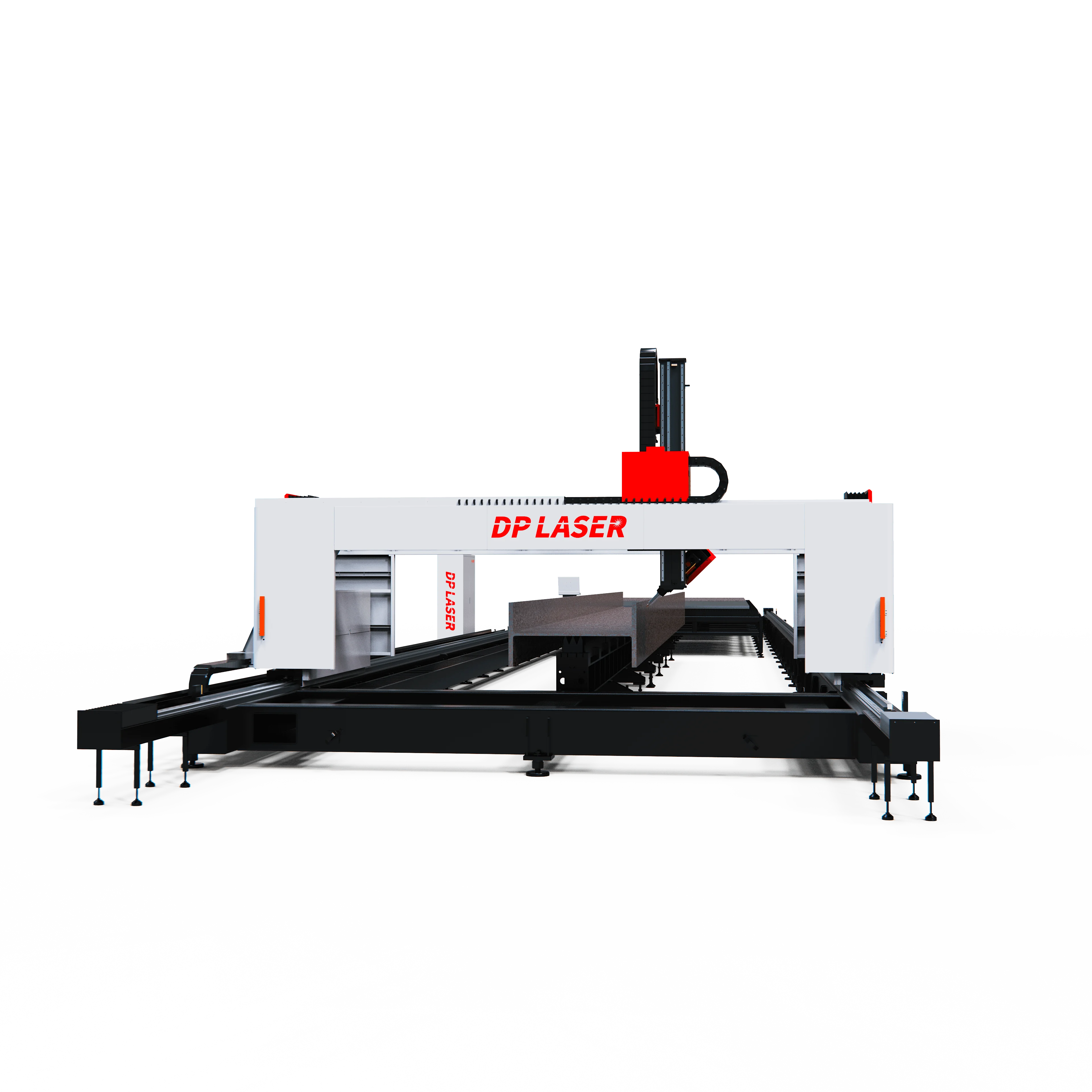 New Heavy-duty Automatic Digital Tube Cutting Machine Four-Jaw Chuck Zero-Waste Cutting for Square Tubes