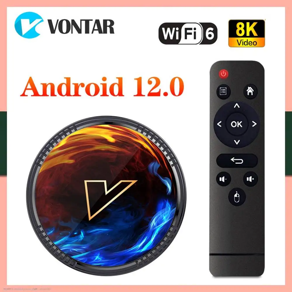 VONTAR H1 Allwinner H618 Android 12 TV Box 8K Video 4K Media Player Android 12.0 HDR10 BT5.0 Wifi6 Google Voice Set Top Box