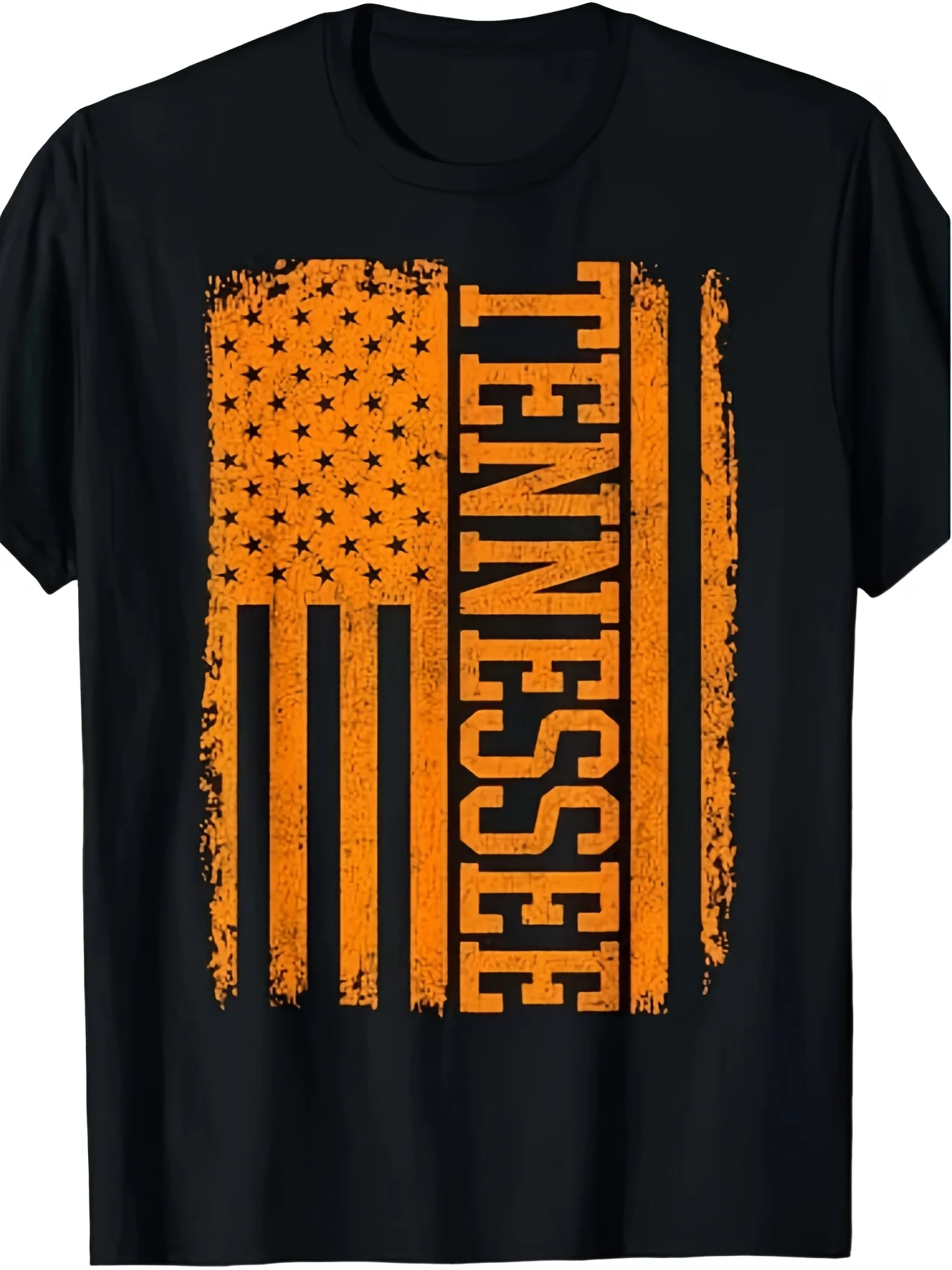 Classic Tn Orange Print Retro College Style Vintage Tennessee T-Shirt, Unisex, Holiday Gift, Casual Outing, 2026 New Model T-Shirt