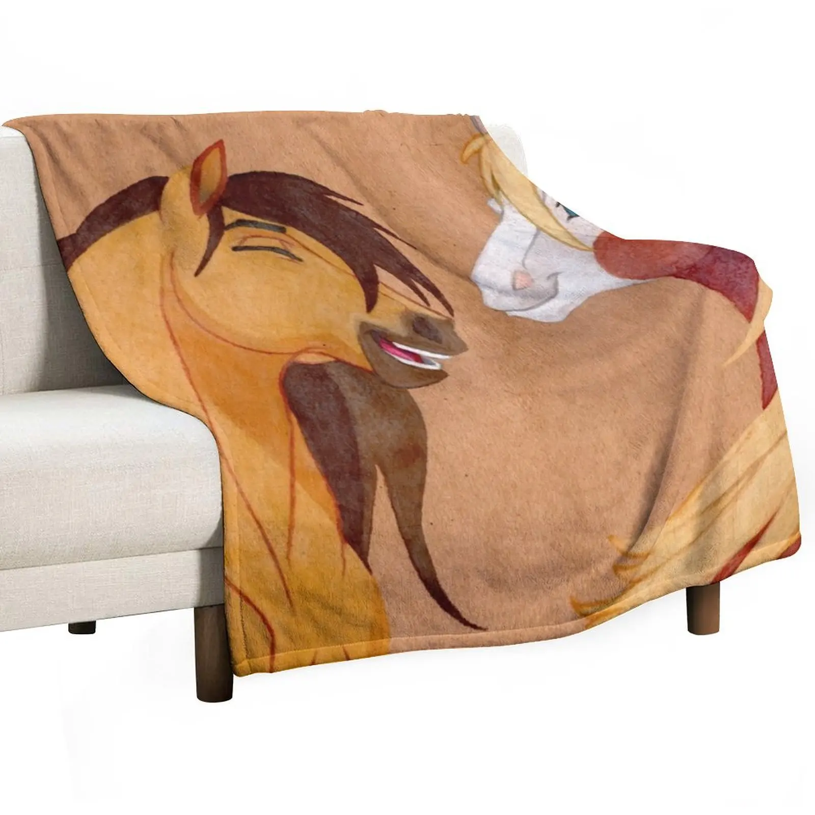 

Spirit and Rain Throw Blanket Easy Care Comfortable Blanket for Couch
