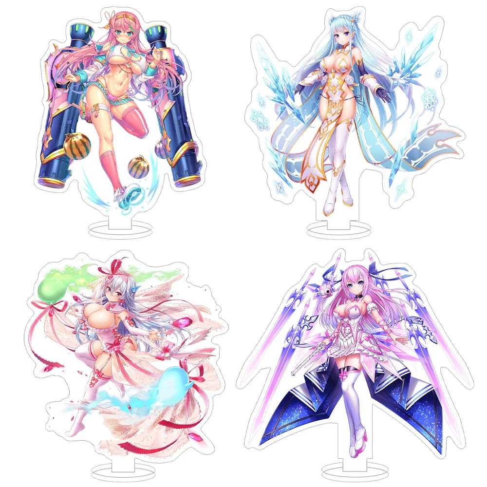 

Jewel Princess Reincarnation Malachite Herderite Seraphinite Cinnabar Neptunite Ametrine Fluorite Anime Figure Acrylic stand
