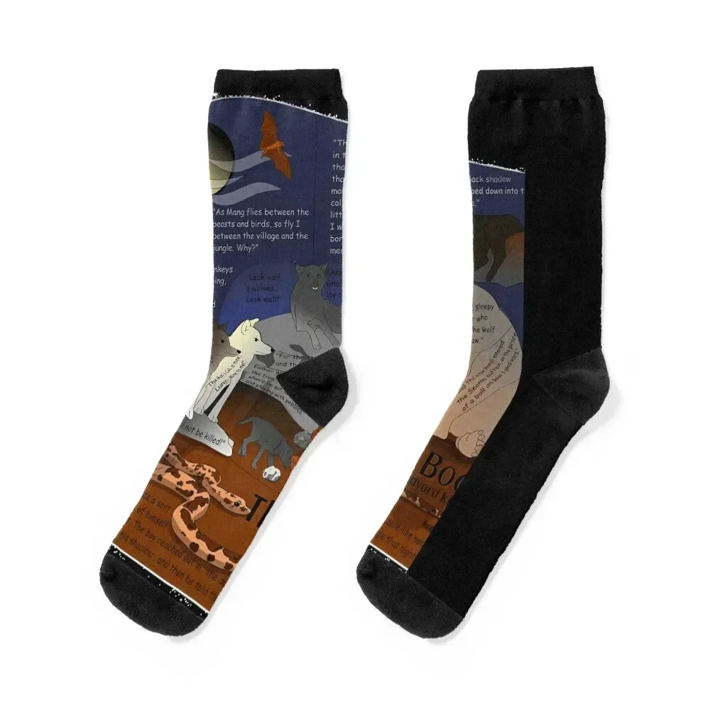 

The Jungle Book Socks valentine gift ideas Run happy Men's Socks Women's