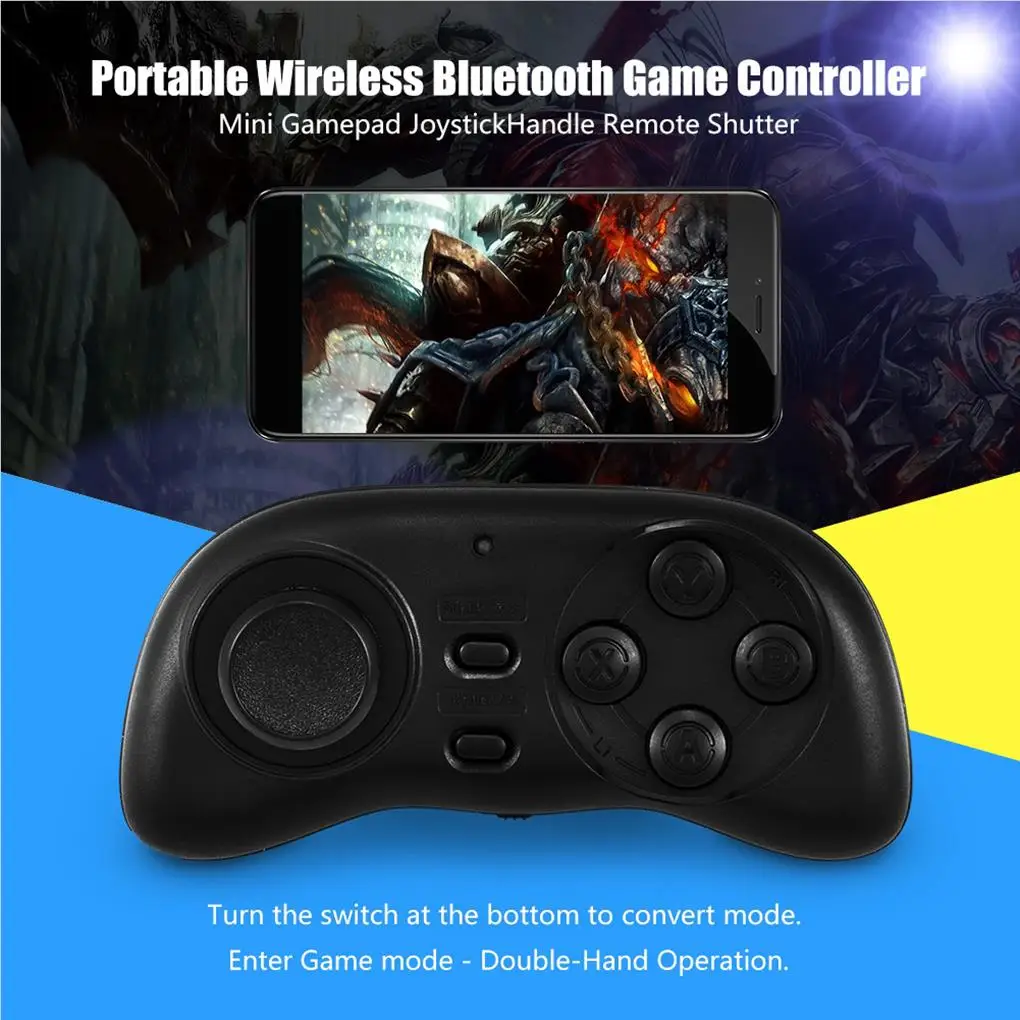 Wireless Gamepad Game Controller Fernbedienung Geburtstagsgeschenk Kunststoff Mini Größe Kompakt Computer TV Gaming Zubehör