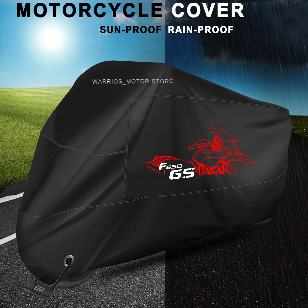 

For BMW F650GS DAKAR Motorcycle Cover UV Protective Dustproof Snowproof Outdoors Rain Motorcycle Waterproof Cover