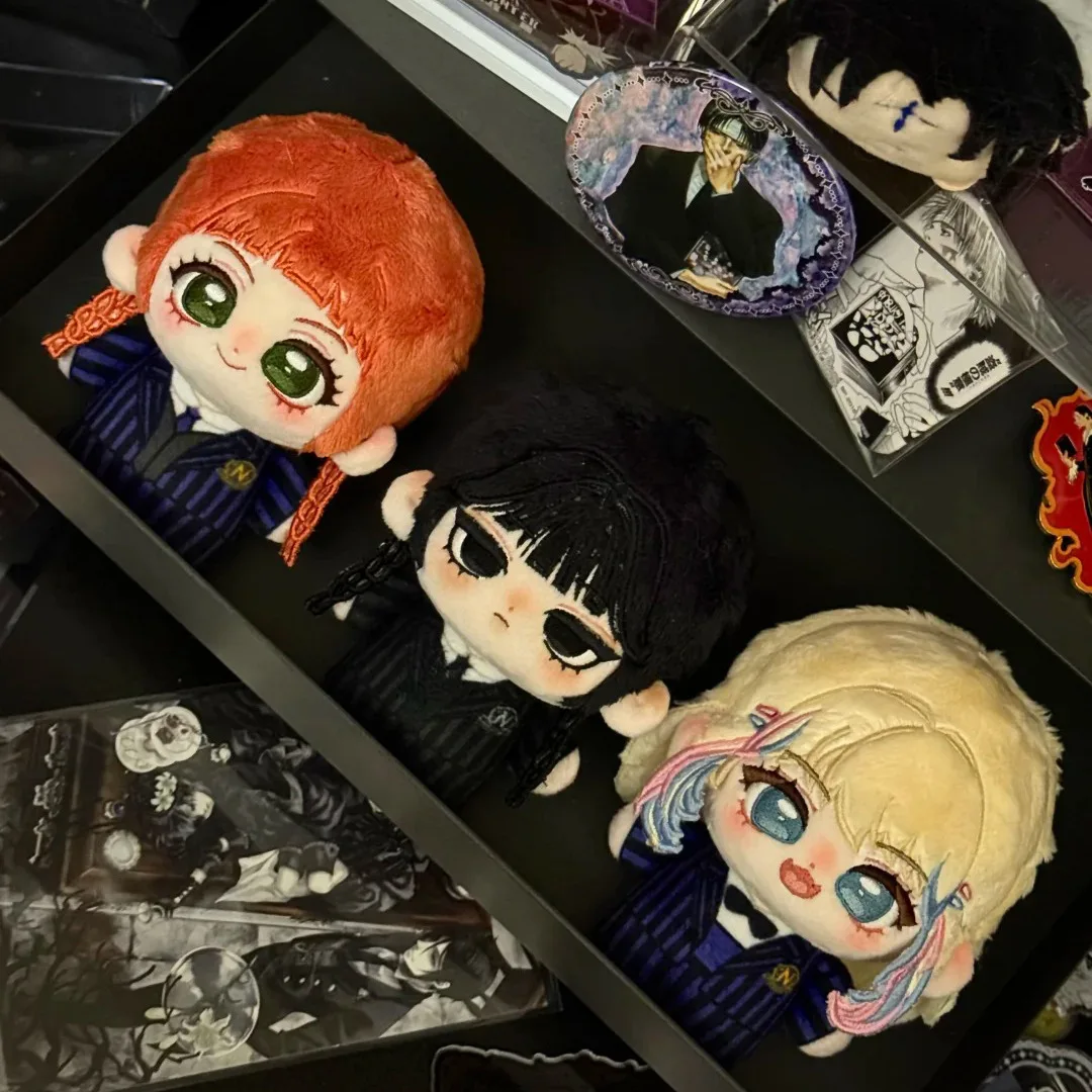 

10cm Anime Enid Sinclair Agnes DeMille Plushie TV Cosplay Cotton Plush Doll Toys Pendants Keychain Doll Fans Collectible Gifts