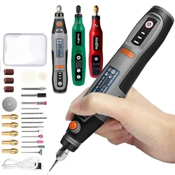 Charging Electric Grinding Machine Small Handheld USB Wireless Electric Drill Rotating Tool Jade Polishing Mini Electric Drill